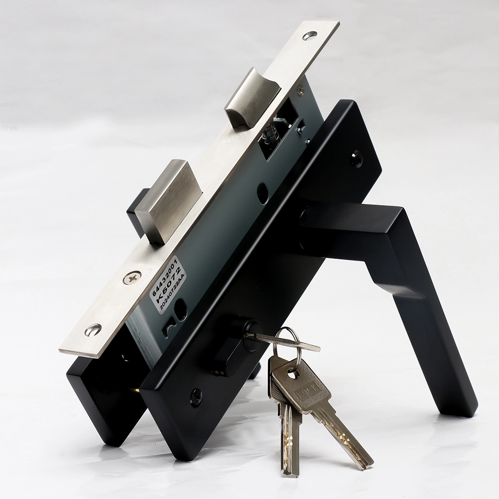 Black Premium stainless steel full plate door locks in Nairobi Kenya, Quality locks in Kenya