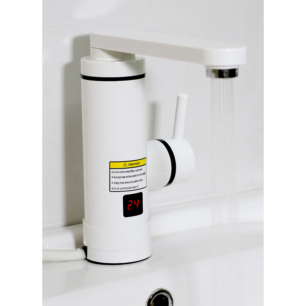 Instant Hot Water Basin Tap - White Instant Hot Water Faucet